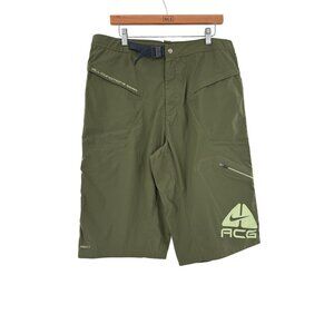 Nike ACG Mens Cordillera All Conditions Gear Outdoor Rock Shorts XL Olive Green